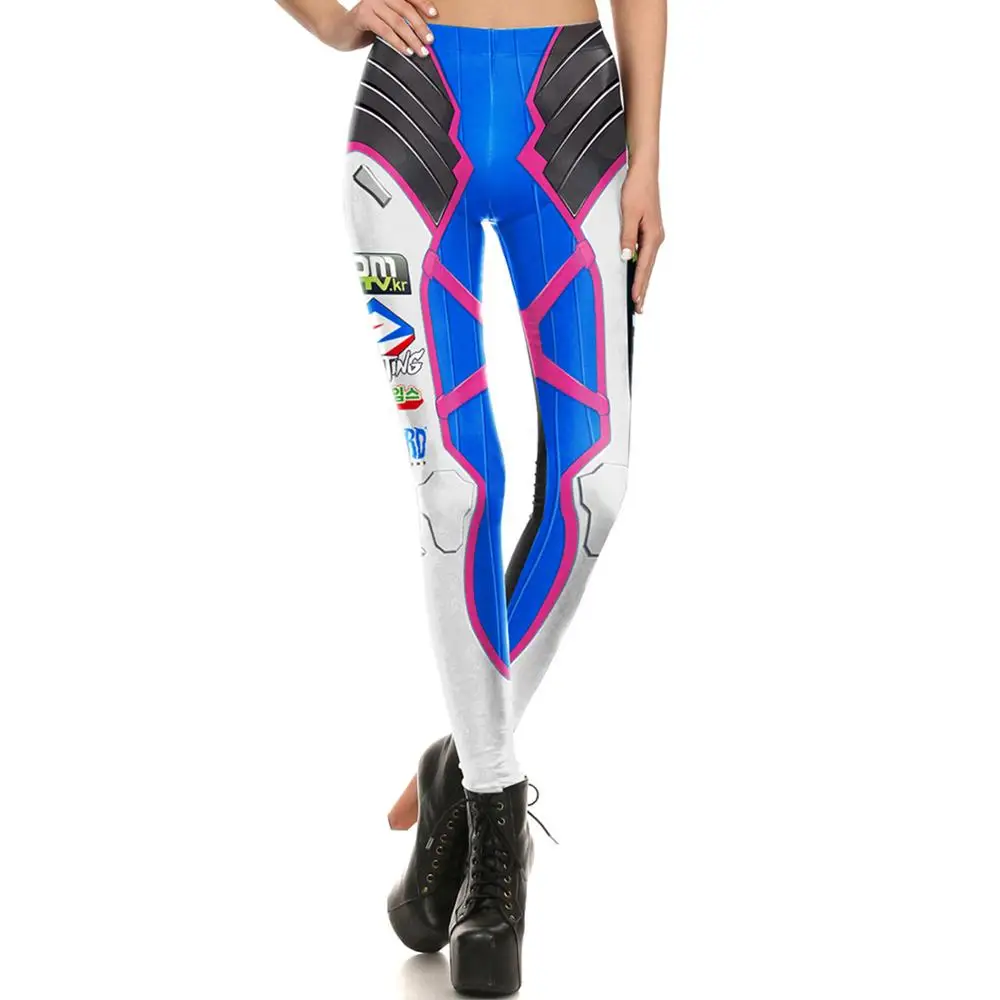 Новый дизайн череп панк женские леггинсы Готический стиль Лев Ретро Винтаж