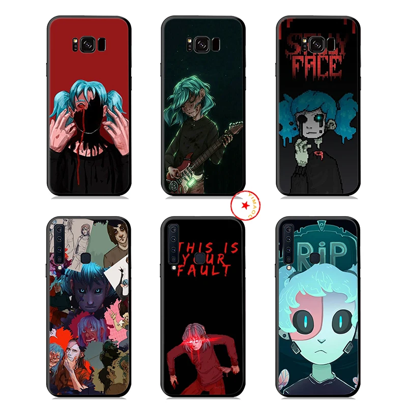 Sally Face Game Cute Blue Soft Silicone Case for Samsung Galaxy A50 A70 A60 A40 A30 A20 A10 M10 M20 M30 M40 Cover |
