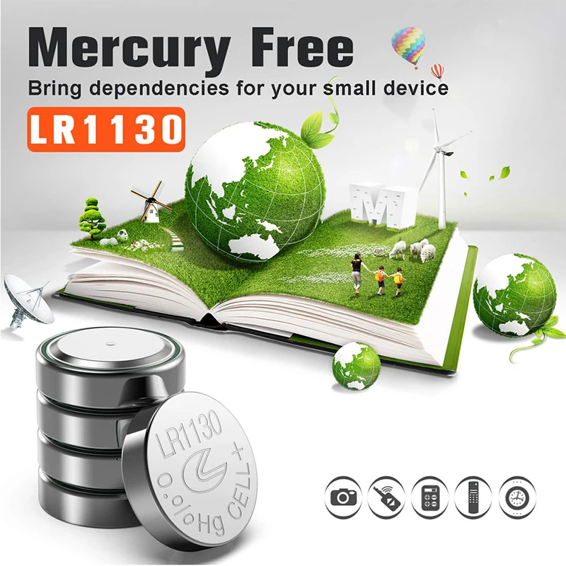 50 шт./5 карт PKCELL 1 5 в Кнопочная батарея AG10 LR1130 389A LR54 L1131 189 LR54/189/L113 | Электроника