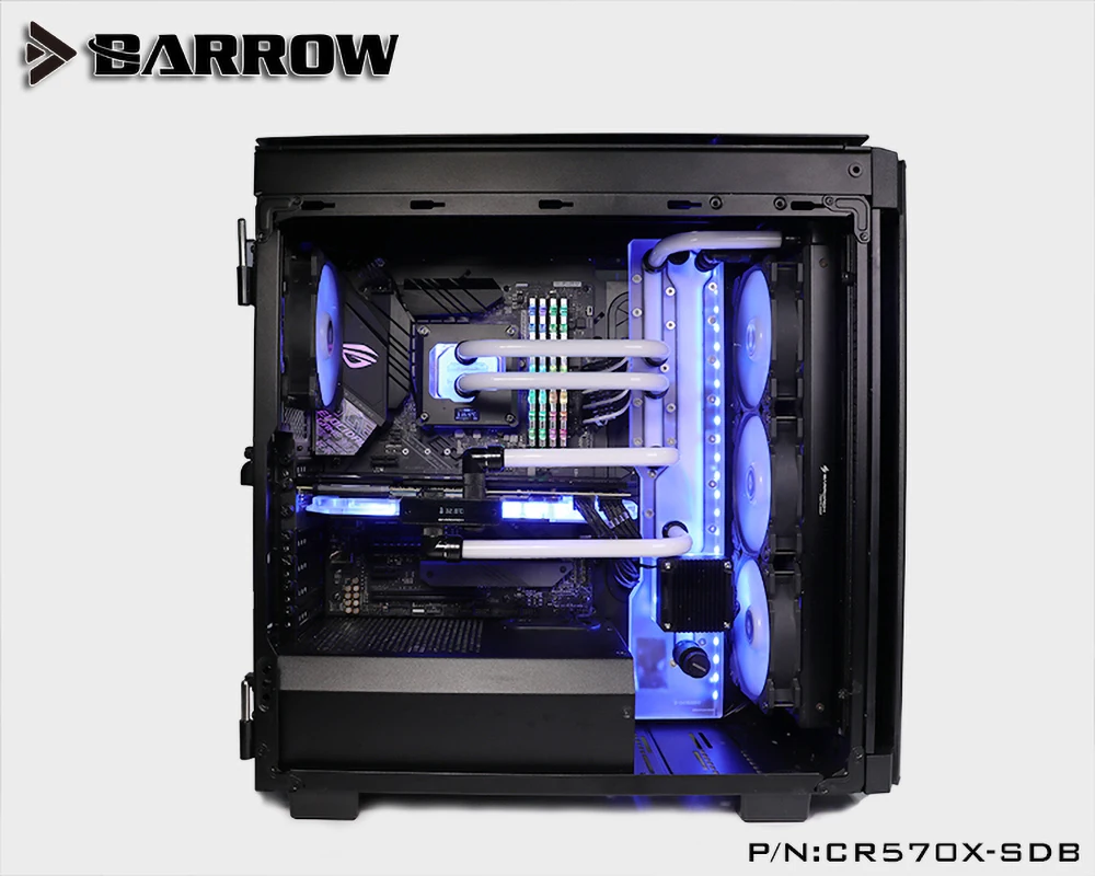 

Barrow CR570X-SDB, Waterway Boards For Corsair 570X/500D Case, For Intel CPU Water Block & Single/Double GPU Building
