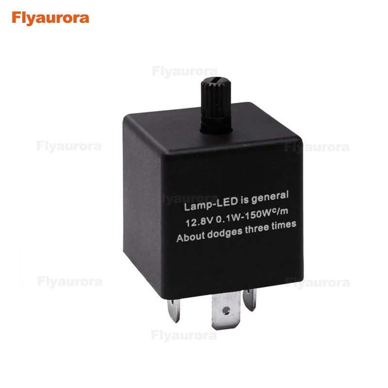 Указатель поворота 12V 3 контакты регулируемый светодиодный проблесковый маячок