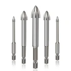 Аксессуары для электроинструмента сверление отверстий полное шлифование и антикоррозийная обработка 5 шт. Деревянный чехол прочная Удобная Шестигранная ручка