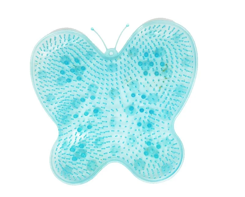 Прямая поставка коврик для массажа ног в форме бабочки длиной 31 см Массажная