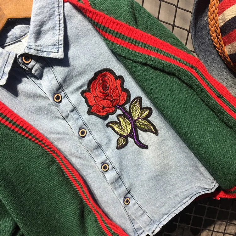 Детский свитер с вышивкой на возраст 2-7 лет | Детская одежда и обувь