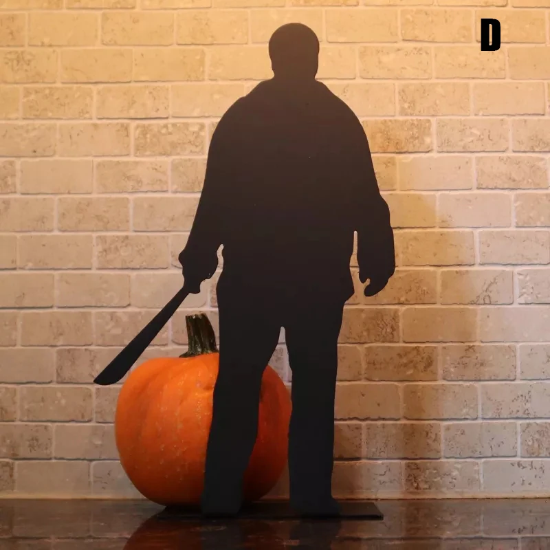 Настольные фигурки теней на Хэллоуин металлическое настольное украшение для