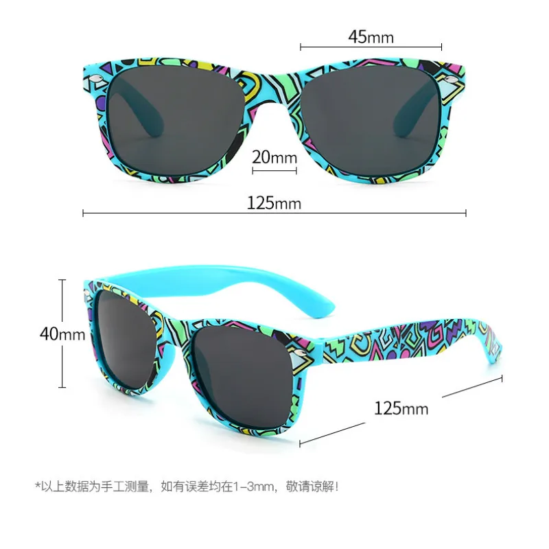 

Children's Polarized Boy Sunglasses Fashion Sunglasses Trend Girl Glasses Western Style Trendy Cartoon Sun Glasses UV400 Lens