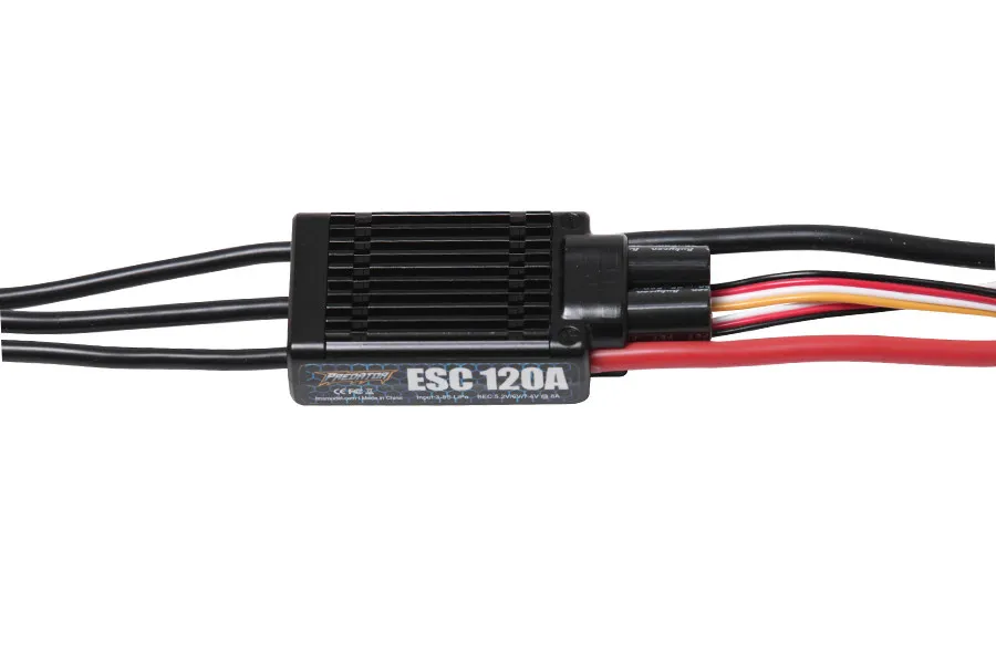77x35x19 мм FMS PREDATOR 120A 3-8S LIPO бесщеточный ESC 8A 5 2 в 6 7 4 В Регулируемый BEC XT90 Разъем для