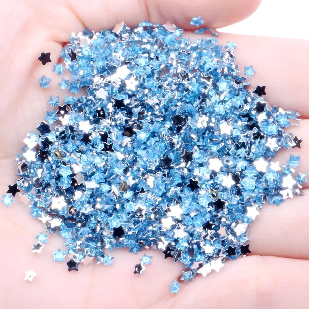 14 aquamarine 3x3 мм пентаграмма 10000/1200 шт Акриловые стразы с плоской задней частью для дизайна ногтей DIY рукоделие Изготовление ювелирных изделий для ноутбука Свадебные платья украшения - Цвет: 14 aquamarine