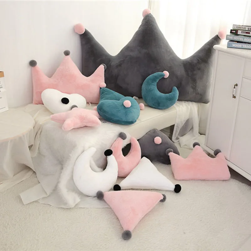 Подушка для новорожденных украшение детской комнаты плюшевые игрушки мягкая
