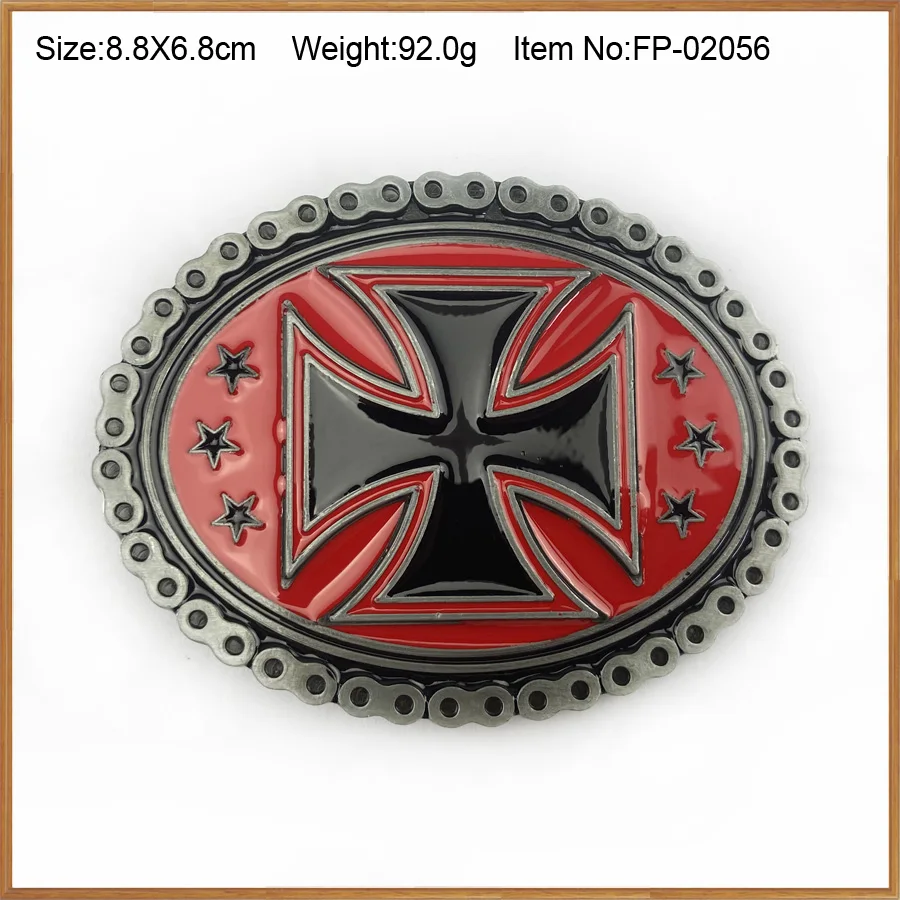 Клубная Пряжка из цинкового сплава ретро Байкерская цепь крест Джинсы подарок