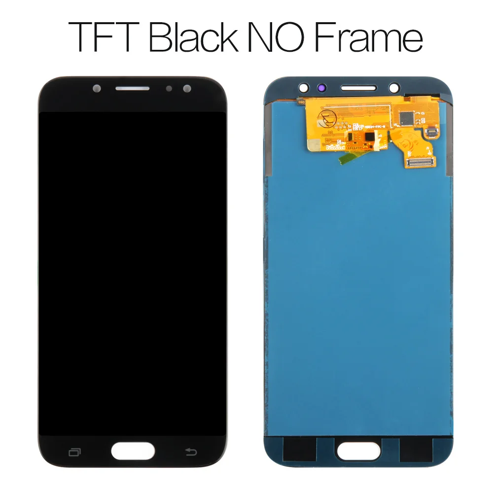 TFT Black NO Frame 5,5 дюймов TFT дисплей для SAMSUNG Galaxy J7 Pro ЖК-дисплей сенсорный экран J730 J730F для SAMSUNG J7 Pro ЖК-экран Замена - Цвет: TFT Black NO Frame
