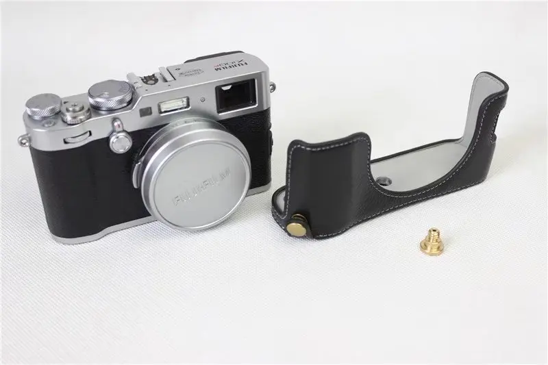 Чехол из натуральной кожи для камеры FUJIFILM Fuji X100F | Электроника