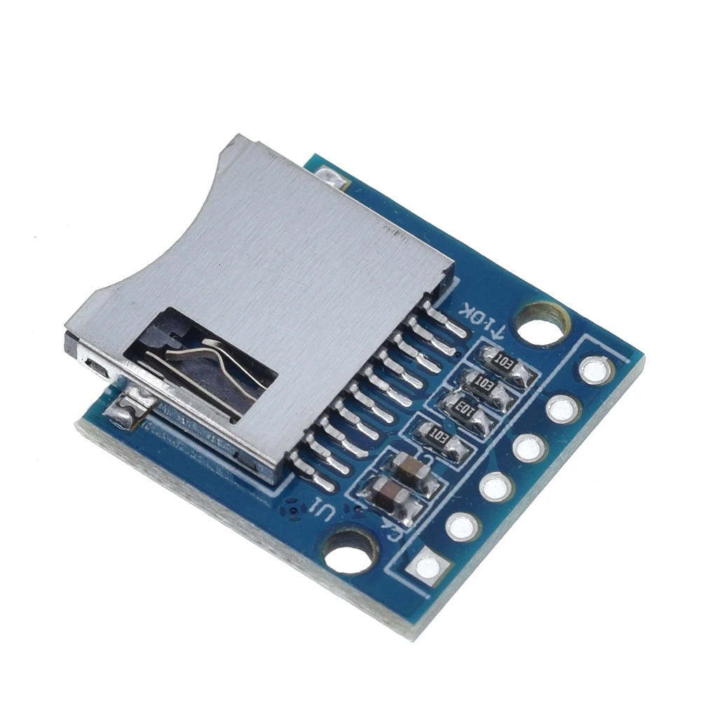 TZT Micro SD хранения Плата расширения мини Micro SD TF карты защитный модуль памяти с контактами для Arduino ARM AVR