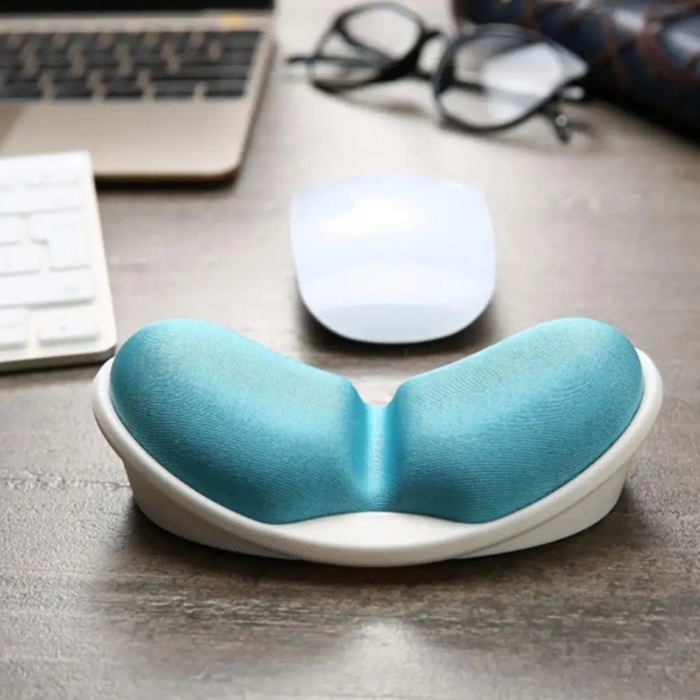 

Wrist Rest Pad Anti-skid Non-fading Ergonomic Soft Computer Mouse Wrist Hand Rest Support for Office