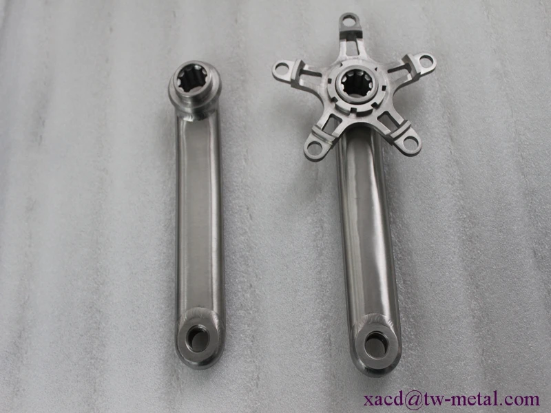 Титановый Кривошип Исида под заказ титановый Исида|Шатун и передняя звездочка
