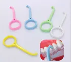 Стоматологический пластиковый держатель 10pis-100pi, фиксатор для удаления, невидимое кольцо-скоба, тянущий крючок, разные цвета