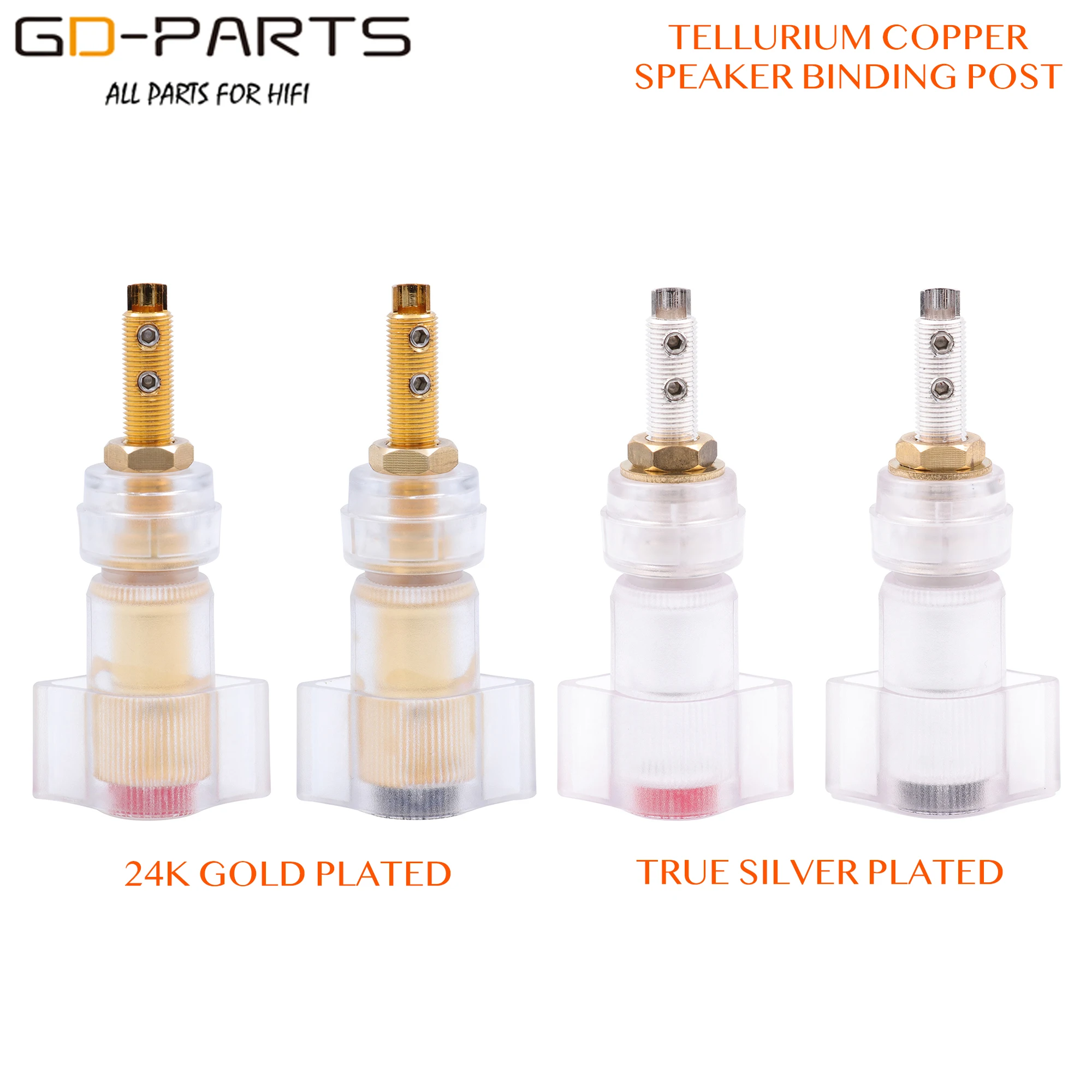 Позолоченный Серебристый медный телефонный усилитель для динамика переплетная