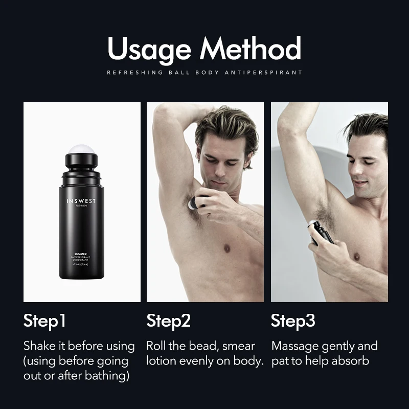 Мужские подмышки пота мяч тела одноразовые прокладки для подмышек дезодорант