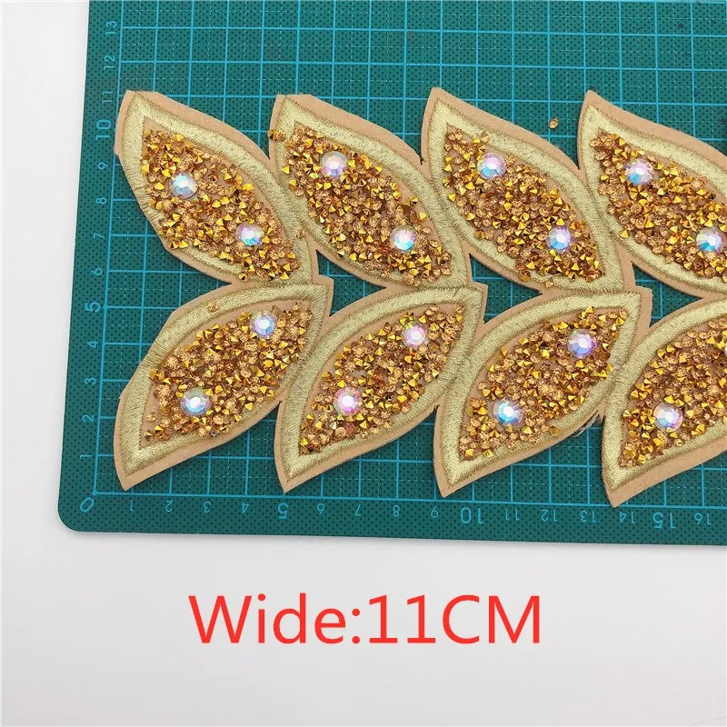 Золотые и серебряные стразы вышитые мотивы Кружевная аппликация Нигерия