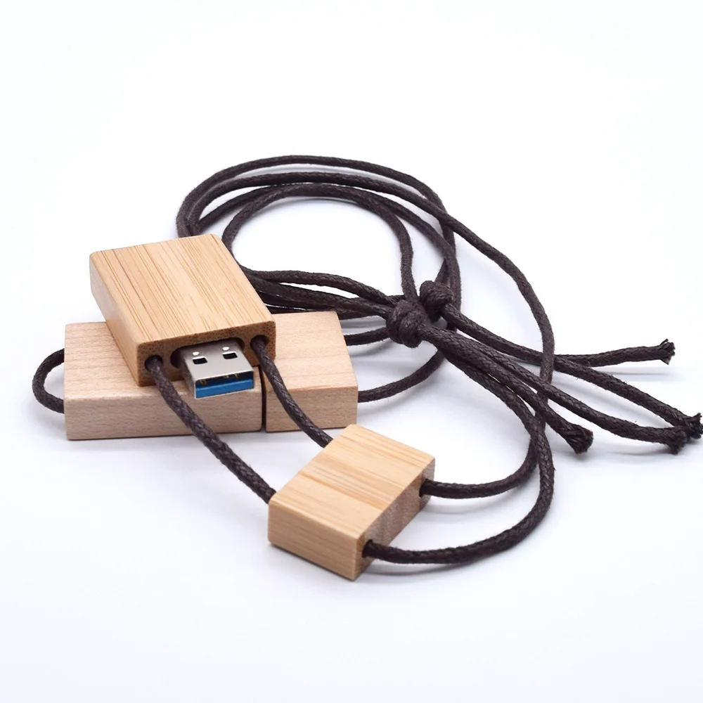 Fivestars купить изготовленным на заказ логосом древесины Usb с веревкой Usb3.0 8 ГБ/16 ГБ/32