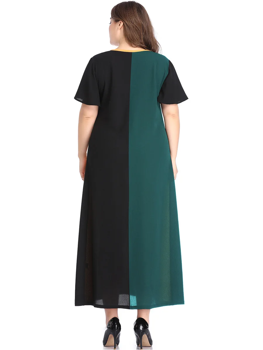 Женское Модное Длинное Летнее платье элегантное свободное Повседневное с