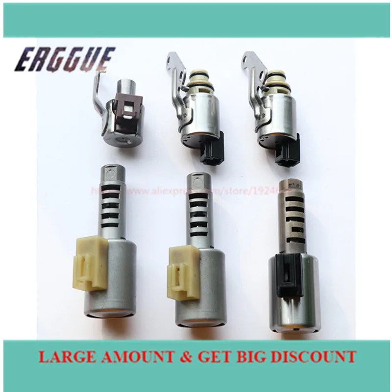 U540E U540 Электромагнит коробки передач комплект (6 шт.) для Toyota Daihatsu trans solenoids