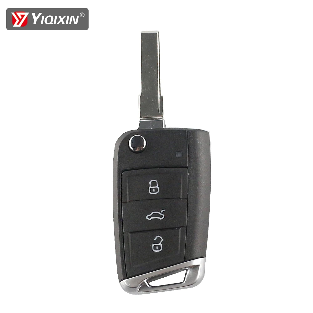 Складной ключ YIQIXIN для Volkswagen Tiguan A7 MQB VII Golf 7 MK7 4 5 Passat B5 B6 Polo Touran Skoda Octavia с 3 кнопками |