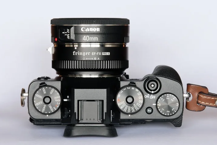 Fringer EF-FX Pro II адаптер для объектива с автоматической фокусировкой со встроенной электронной диафрагмой для объектива Canon EF для камеры Fujifilm Fuji XT2 XT3