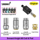 Оригинальный картридж Smoant Knight 80 с двойной сеткой 0,3 Ом0,4 Ом RBA для набора Smoant Knight 80 Вт VS Pasito 2