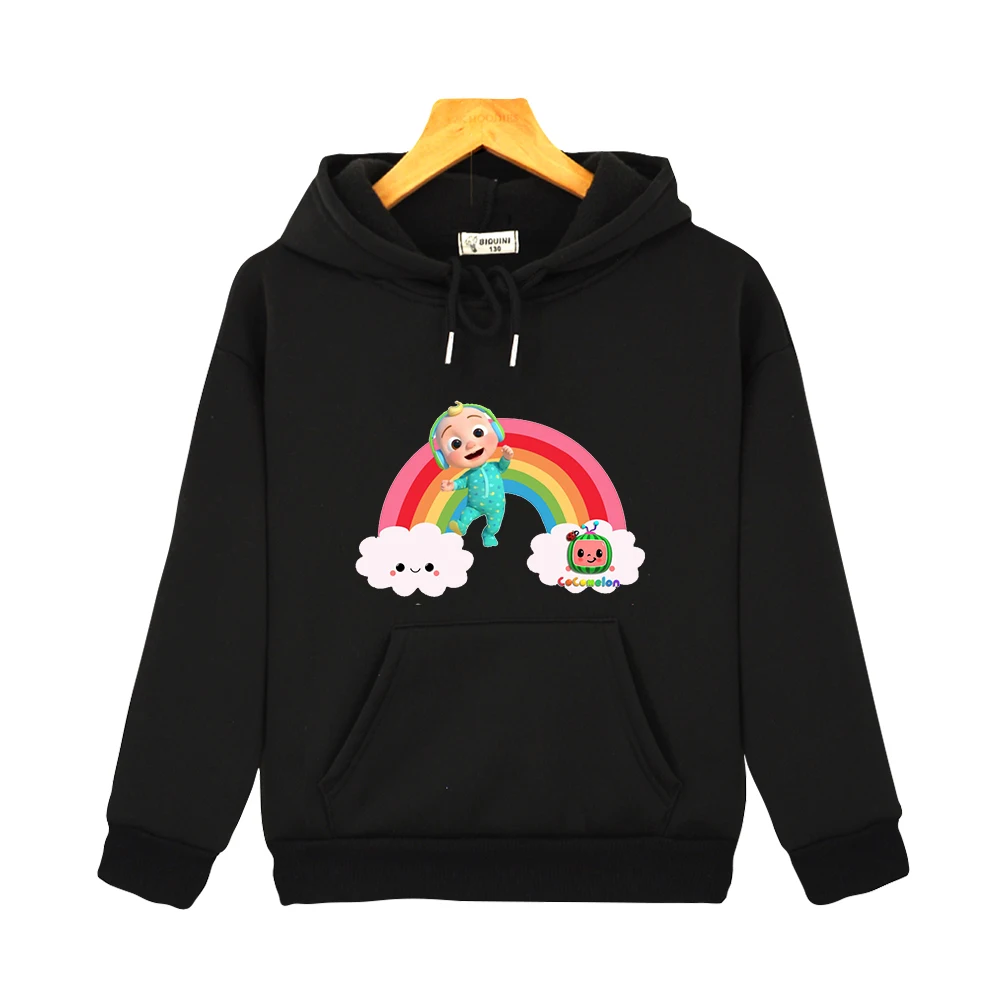 

Cocomelon-Musical JJ Kids Pullover Hoodie Sweatshirts Girls Clothing Baby Boys Clothes Casual Kawaii Pocket Children Outwear 3t