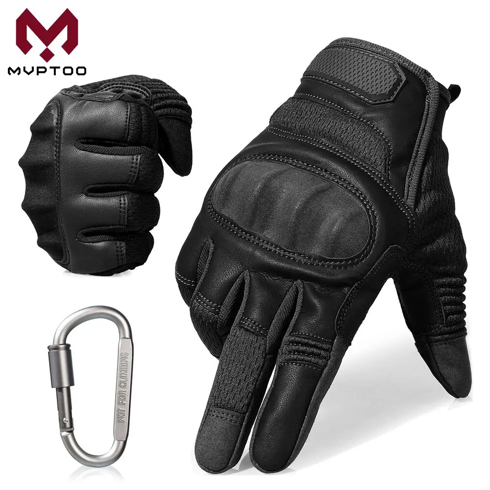 Сенсорный экран Экран перчатки мотоцикла мото Крест из искусственной кожи