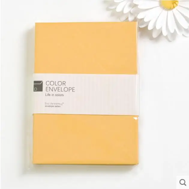 Light Orange 20 шт красочные мини бумажные Конверты Бумага для творчества для открыток конверт открытка свадебный подарок приглашение конверт офисные канцелярские бумажные сумки - Color: Light Orange