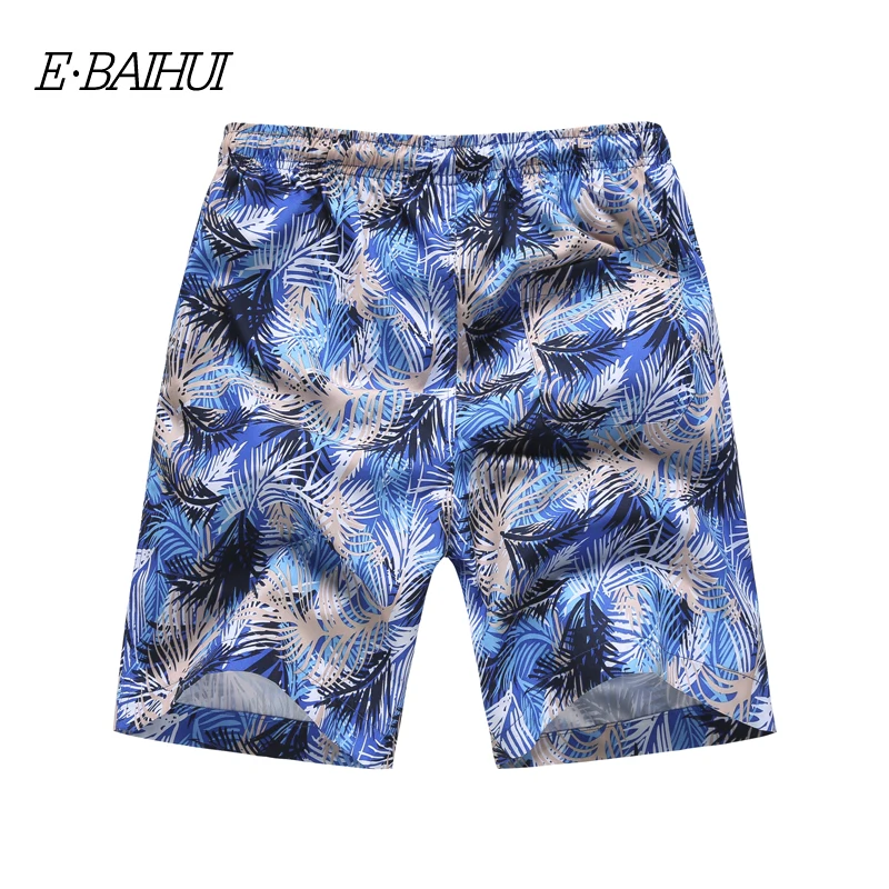 E BAIHUI брендовые новые летние стильные мужские пляжные шорты клетчатые в полоску