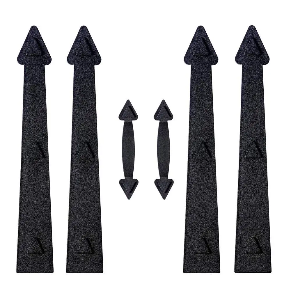 Магнитный двери гаража декоративной фурнитурой стрелка Стиль петли и ручки