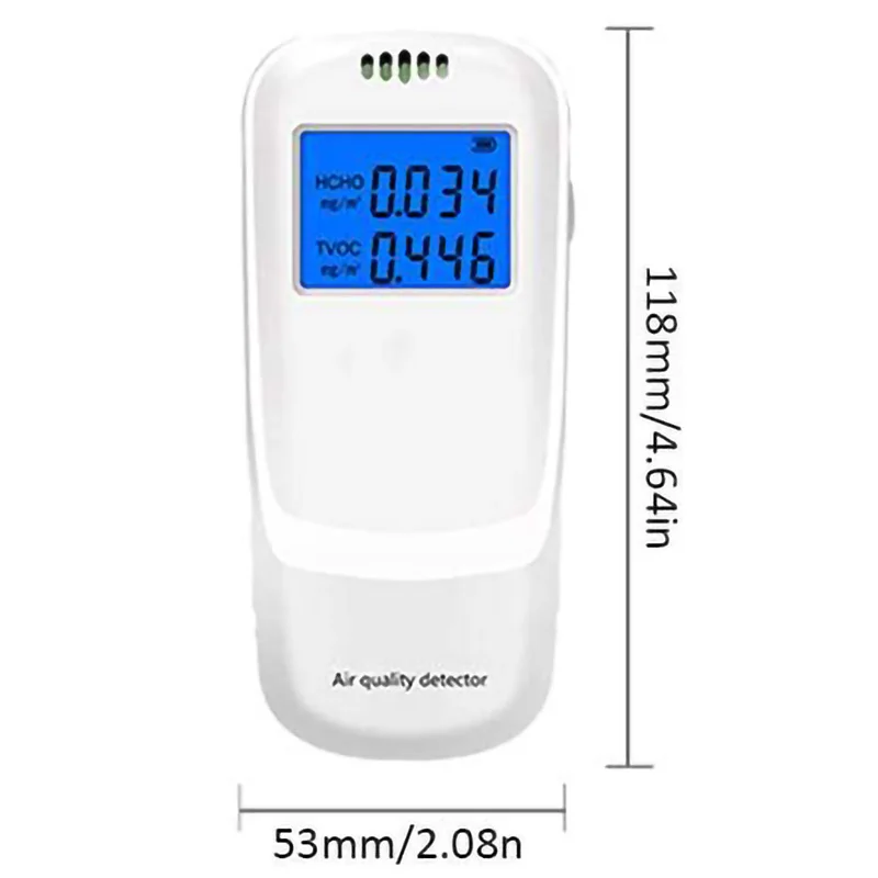 Air Quality Monitor Formaldehyde Detector Pollution Meter Sensor Tester Detect &amp Test Indoor PM2.5/PM10/Particles Met | Инструменты