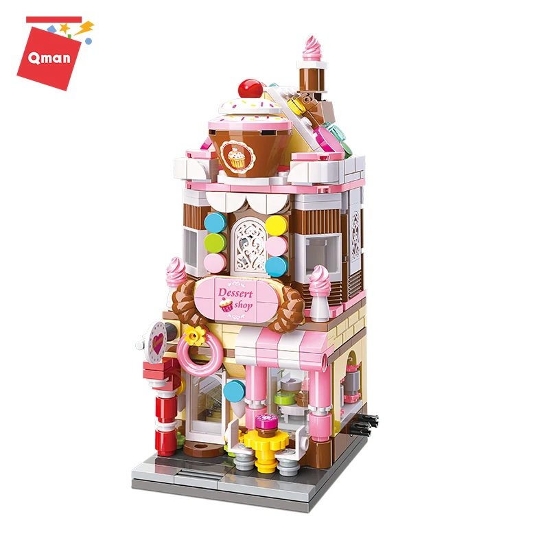 C0101 милый десерт дом строительные блоки игрушки для девочек детские подарки
