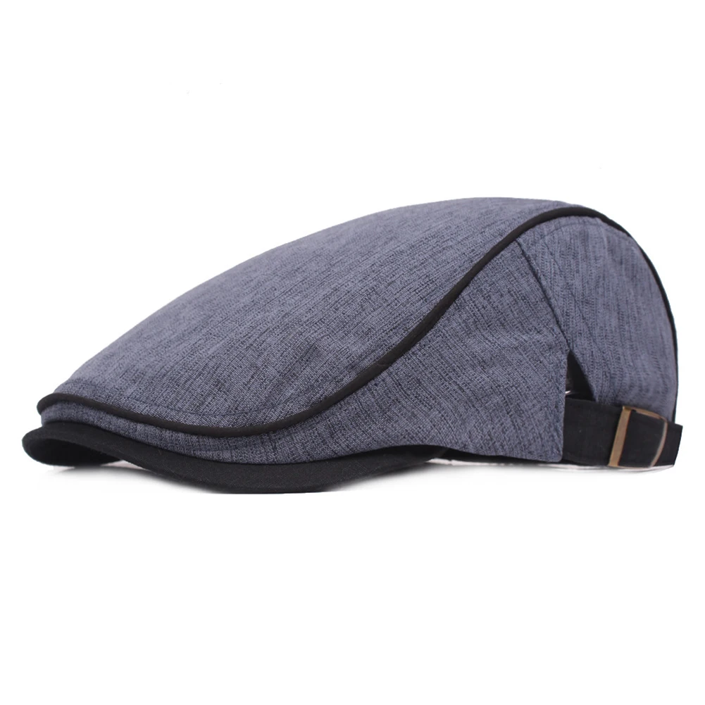 Новинка винтажная мужская бейсбольная Кепка из хлопка и льна с саржевым