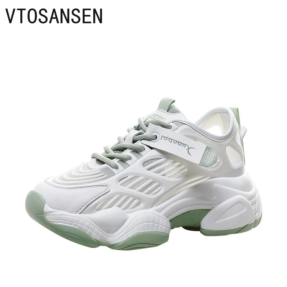 

Women's Filas Breathable Air Maxs Running Dad Shoes Lightweight White Clunky Sneakers Thick-soled Sports Women's Casual Shoes