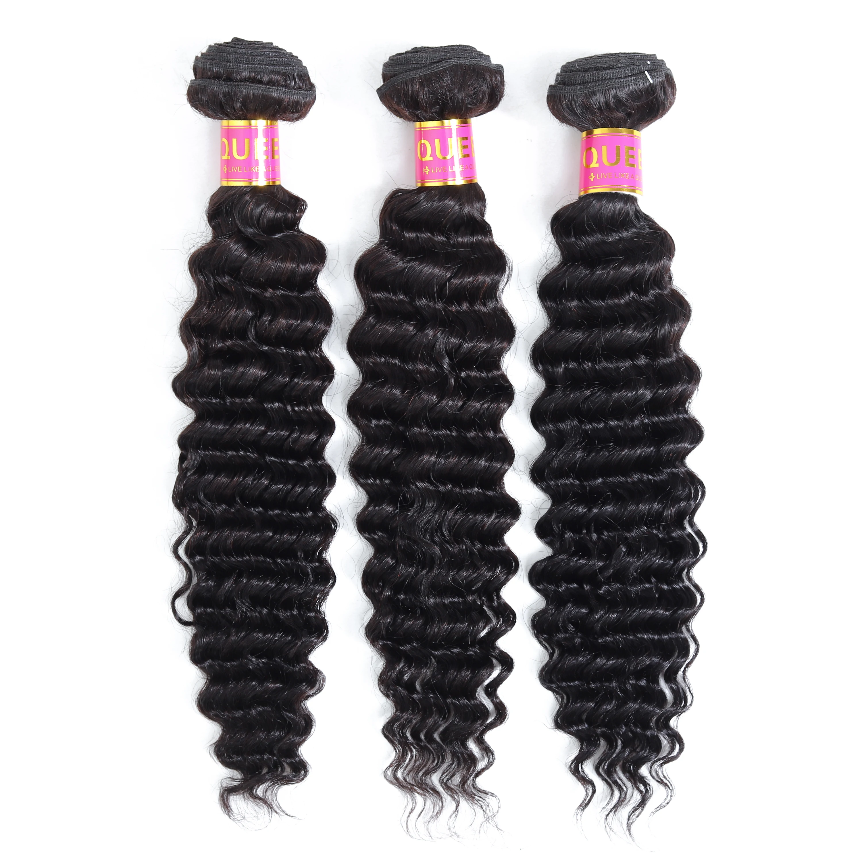 Продукты для королевских волос глубокая волна 3 пучка бразильские Remy