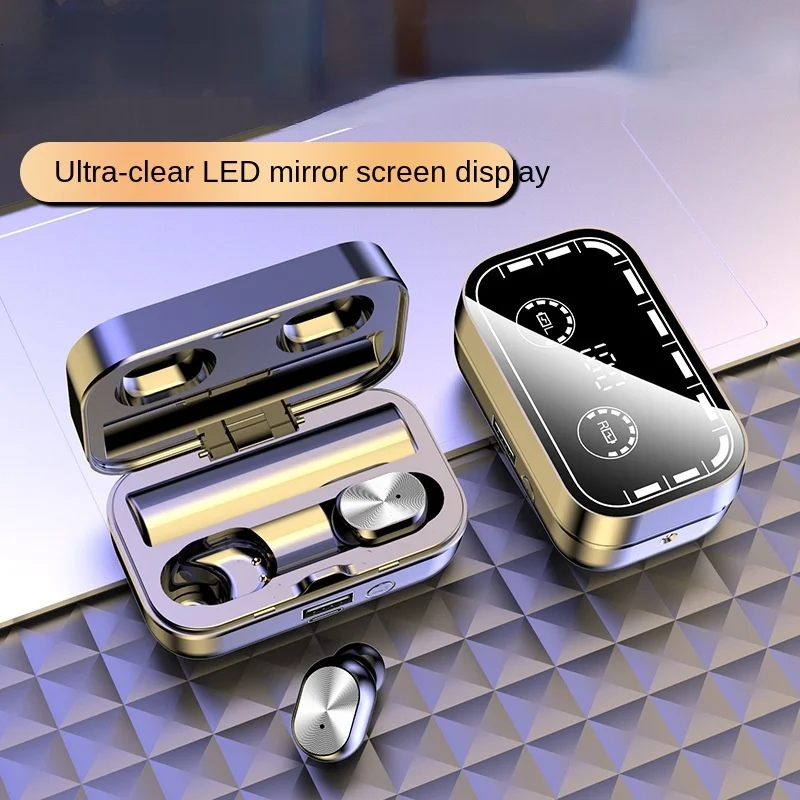 Беспроводная Bluetooth-гарнитура T16 Спортивная Tws-гарнитура с зеркальным