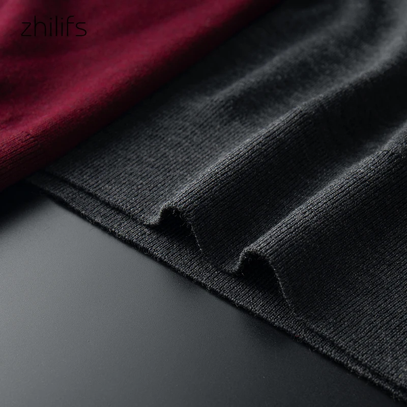 Мужская Водолазка Осень-зима мужской теплый воротник 100 мериносовая шерсть