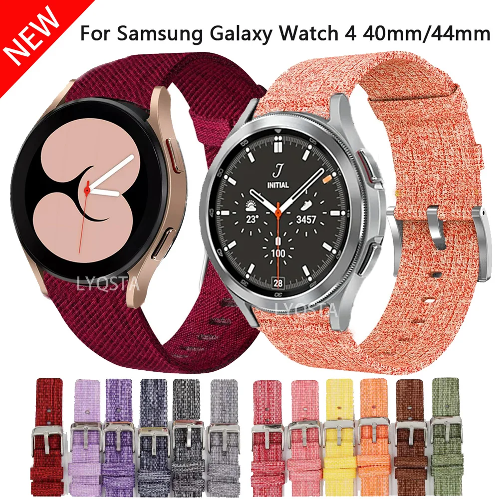 

Ремешок 20 мм для наручных часов Samsung Galaxy Watch 4 40 мм 44 мм, спортивный браслет для Gear, Samsung Galaxy Watch 4 Classic 42 мм 46 мм