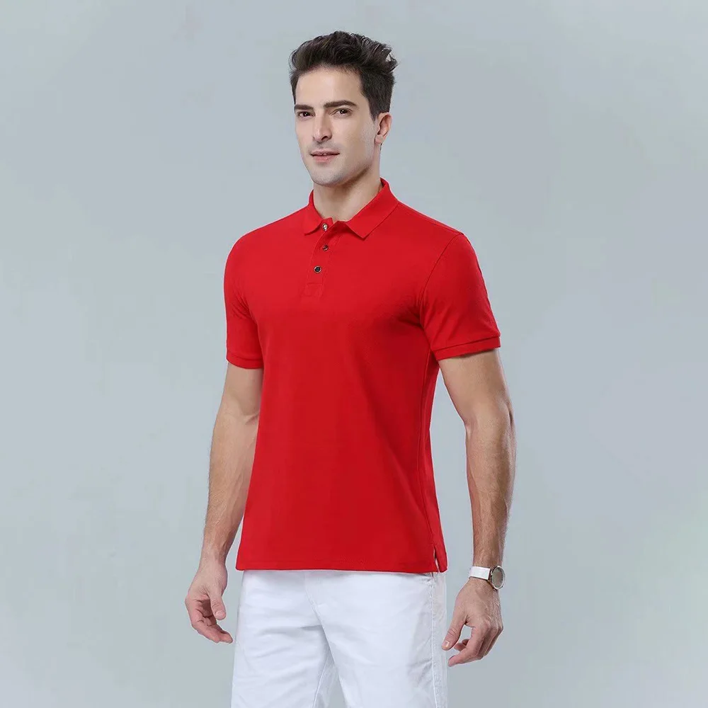 

Casual Cotton100% Men Polo Men Shirt Short Sleeve Polo Shirt Contrast Color Polo New Clothing Summer Streetwear Men tops B0887