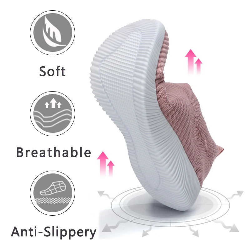 JIEMIAO Women's Walking Shoes Fashion Casual Sport Shoes Breathable Walking Sneakers Anti-slip Zapatillas Mujer Size 35-42