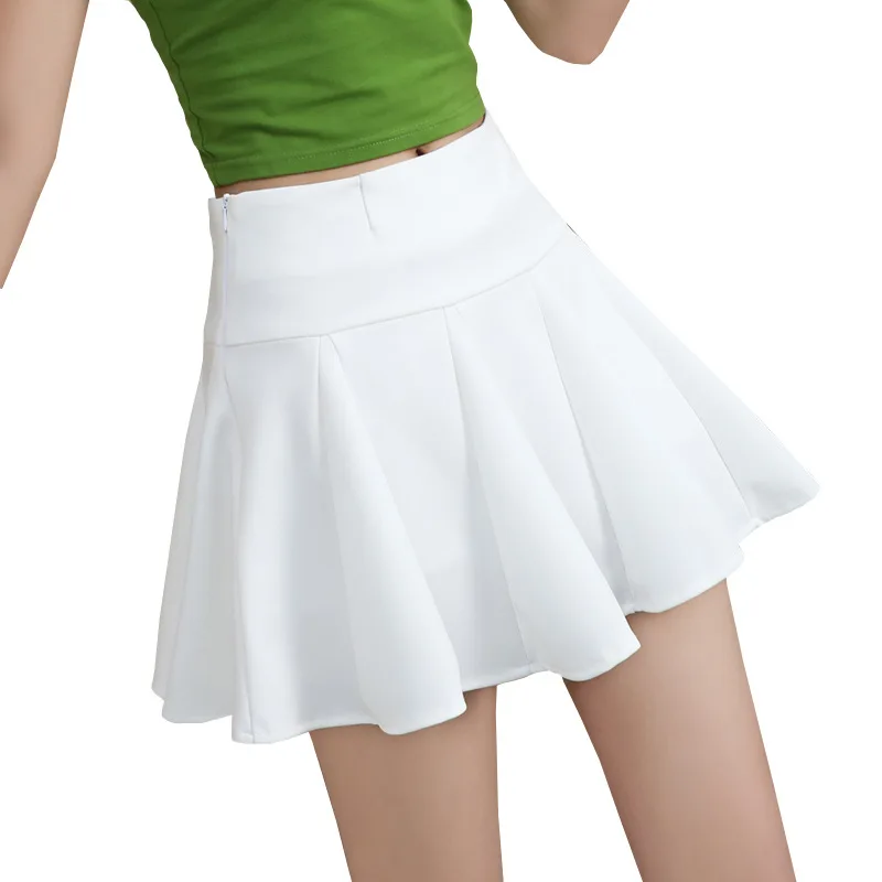 

SISHION Y2K 2021 Summer Pleated Mini Skirt WF0249 Sexy Japanese High-waist Stretch Black White Tennis Short Skirt
