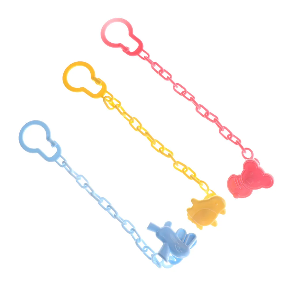 Baby Pacifier Clips Funny Nipple Teethers Pacifier PP Pacifier Holder Chain Drop-resistant Belt 24.5cm
