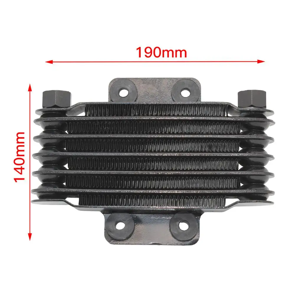 Масляный радиатор Acouto алюминиевый охлаждения двигателя 85 мл для мотокросса