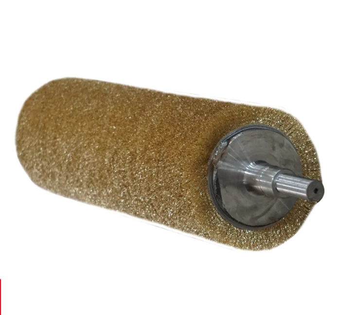 

Steel wire roller brush polishing brush copper wire roller brush stainless steel wire roller brush bristle brush roller customiz