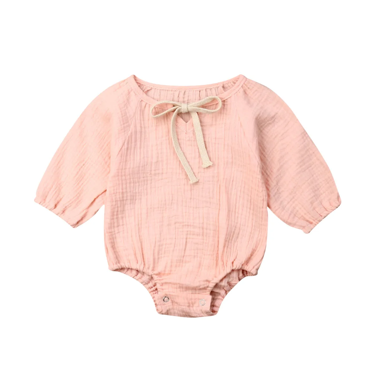 Комбинезон с бантом для новорожденных девочек от 0 до 24 месяцев винтажный