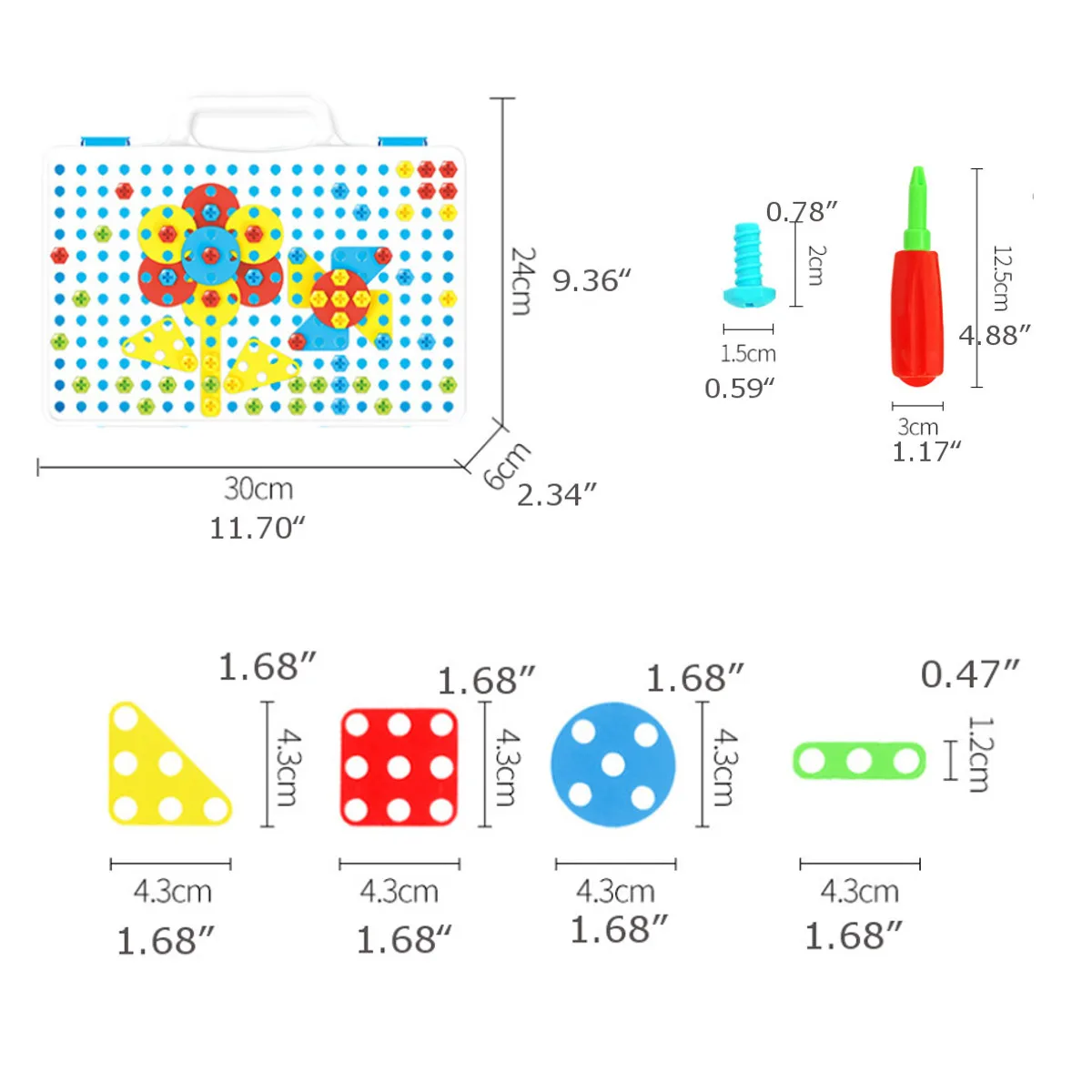 

310Pcs Electric Drill Screw Group Toy Nut Disassembly Assembly Tools Sets DIY 3D Puzzle Toys Children Educational Toys Kids Gift
